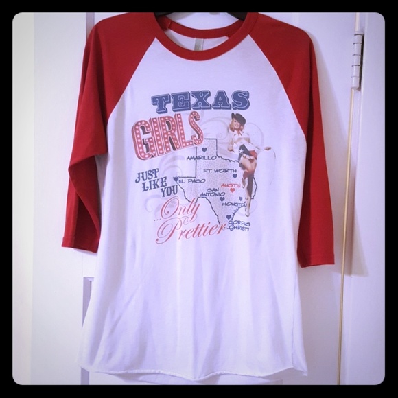 American Apparel Tops - American Apparel 50/50 shirt size M Texas